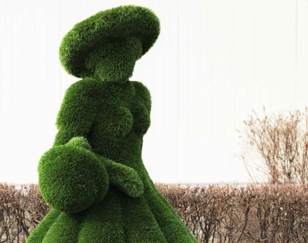 Топиари леди с корзинкой, Вероника - газон Deluxe, фото 5