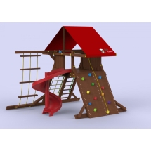 Комплекс "Замок" с винтовым скатом Комплекс "Замок" с винтовым скатом