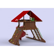 Комплекс "Замок" с винтовым скатом Комплекс "Замок" с винтовым скатом