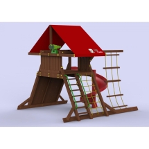 Комплекс "Замок" с винтовым скатом Комплекс "Замок" с винтовым скатом
