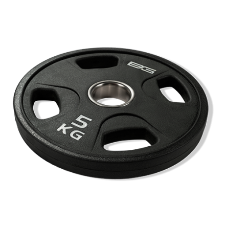 BRONZE GYM BG-PA-PL-P050 Диск олимпийский обрезиненный черный 5 кг, фото 1