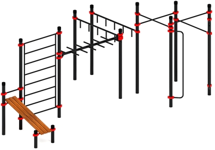 Воркаут ЛОВ 108 красный ВТ 102.14-01, фото 1