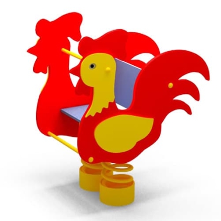 Качалка на пружине Петушок CКИ 026 для детской площадки, фото 1