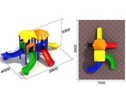 Детская площадка Незабудка 2.3, фото 2