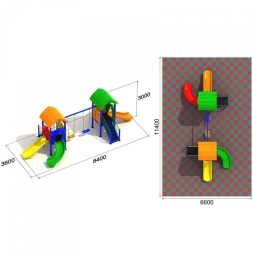 Детская игровая площадка Колокольчик 2.1, фото 3