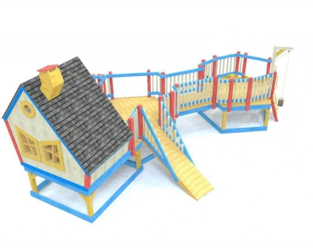 Игровая площадка TORUDA WOOD Деревенька Макси, фото 1