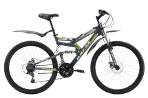 Велосипед Black One Hooligan FS 26 D серо-зеленый 18" Велосипед Black One Hooligan FS 26 D серо-зеленый 18"