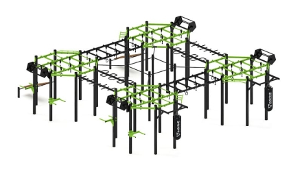 Многофункциональный спортивный комплекс (зеленый) МК 100.02-02, фото 2