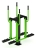 Двойные лыжи (зеленый) - Уличный тренажер - СТ 009-12.И1