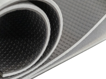 Мат для йоги двухслойный 6 мм Ulti-Mat серо-черный