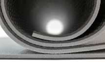 Мат для йоги двухслойный 6 мм Ulti-Mat серо-черный