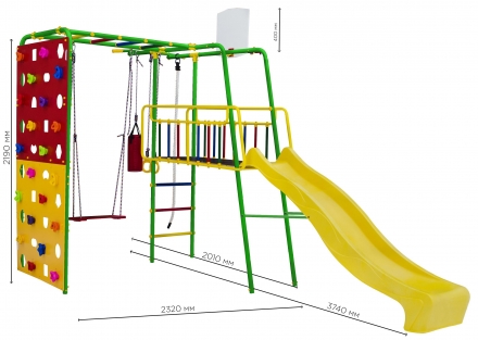 ДСК &quot;Формула здоровья&quot; &quot;Street 3 Smile&quot; салатовый радуга, фото 2