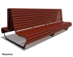 Скамейка уличная Геленджик, Лиственница 1,8 м, фото 3 Скамейка уличная Геленджик, Лиственница 1,8 м, фото 3