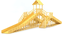 Зимняя горка Савушка Зима Wood 11