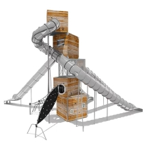 Игровой комплекс Эко Кубус VST 4500 для детской площадки