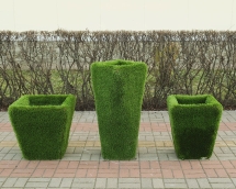 Топиари композиция вазоны Кантри, Набор №1 - газон Deluxe Топиари композиция вазоны Кантри, Набор №1 - газон Deluxe