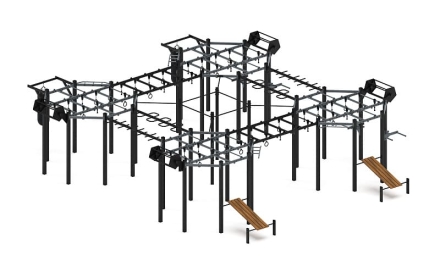Многофункциональный спортивный комплекс (серый) МК 100.02-03, фото 1