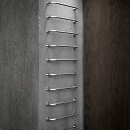 Перекладина шведской стенки и рукохода N-line нержавеющая сталь 800, фото 1