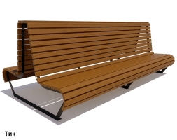 Скамейка уличная Геленджик, Лиственница 2 м, фото 5 Скамейка уличная Геленджик, Лиственница 2 м, фото 5