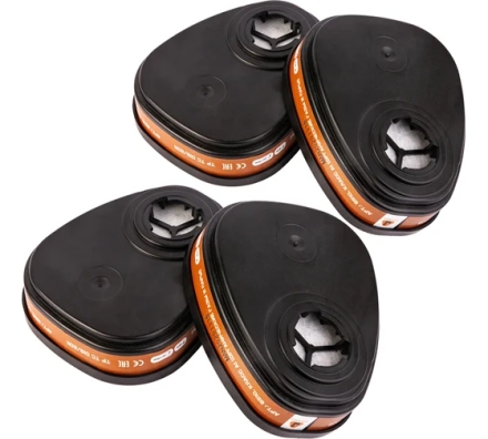 Полнолицевая маска + 10 пленок в комплекте Jeta Safety размер M 5950F-M, фото 5