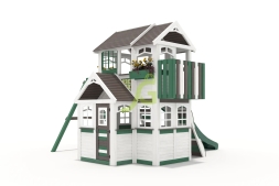 Детская площадка IgraGrad Клубный домик 3 Luxe мод.2  Зелёный, фото 2