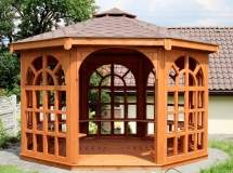 Восьмигранная беседка Витражная Восьмигранная беседка Витражная