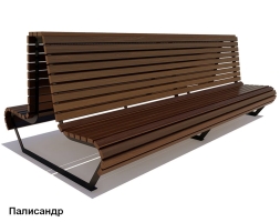 Скамейка уличная Геленджик, Лиственница 3 м, фото 4 Скамейка уличная Геленджик, Лиственница 3 м, фото 4
