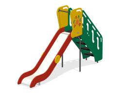 Детская горка Средняя Стандарт ГР-02.1 H=1250 для игровой площадки, фото 1 Детская горка Средняя Стандарт ГР-02.1 H=1250 для игровой площадки, фото 1