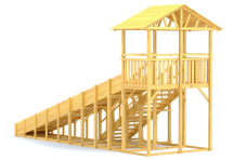 Зимняя горка Савушка Зима Wood 6/1