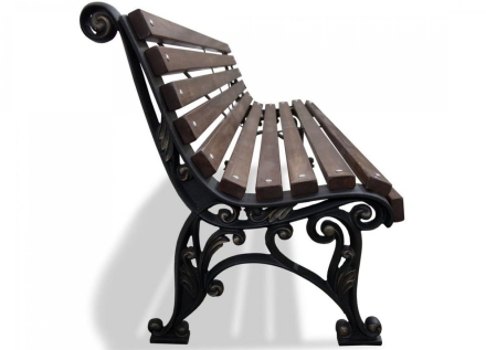 Скамейка уличная Удача, Лиственница 2,5 м, фото 7