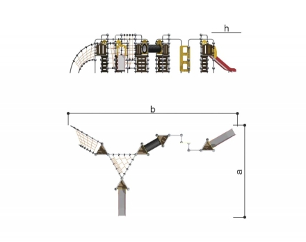 Детский спортивно-игровой комплекс Romana 057.47.00 (Цвет 1), фото 4