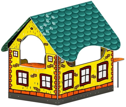 Домик мини тип 4 (Город) - МФ 10.01.13-02, фото 2