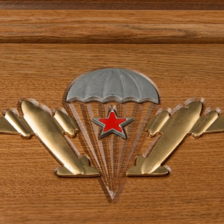 Нарды + Шашки из дуба "ВДВ" 46х36 см, фото 2