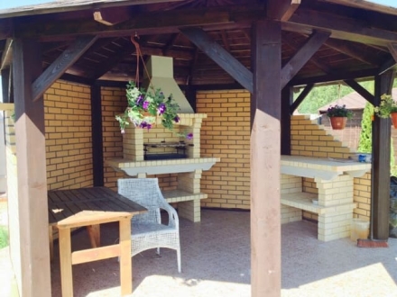 Печь Аристократ 702 Радиальный кирпич красный с коричневым, фото 5