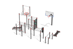 Воркаут площадка по проекту WP-119/20 &quot;Афинеево&quot;