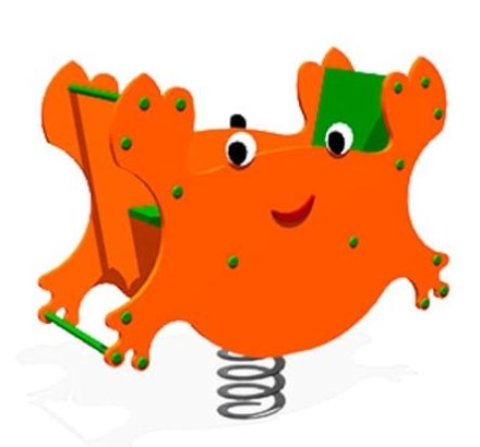 Качалка на пружине Крабик CКИ 030 для детской площадки, фото 1