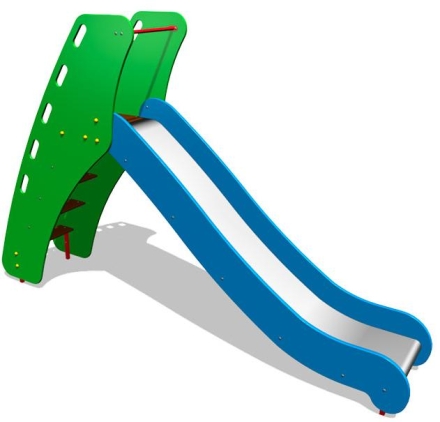 Детская горка Заря Г047 H=1250 для игровых площадок, фото 1