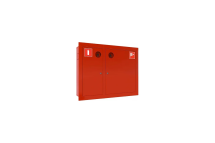 Шкаф АгроСнаб ШПК-315 840х625х228 под 1 пожарный рукав и 1 огнетушитель навесной закрытый 37650