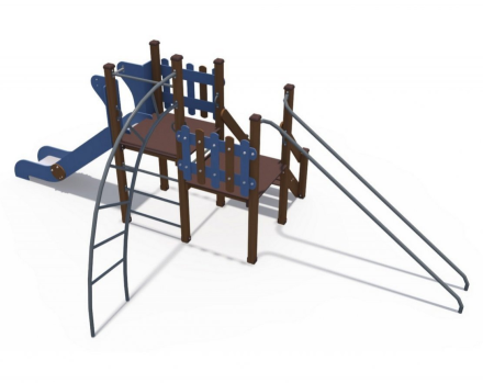 Игровой комплекс ДИО 10111.1 шахматы с металлическим скатом Н-1200, фото 1