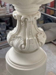 Фонтан трехъярусный классический белый, фото 4 Фонтан трехъярусный классический белый, фото 4