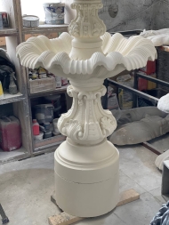 Фонтан трехъярусный классический белый, фото 3 Фонтан трехъярусный классический белый, фото 3