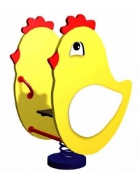 Качалка на пружине Цыпленок CКИ 029 для детской площадки Качалка на пружине Цыпленок CКИ 029 для детской площадки