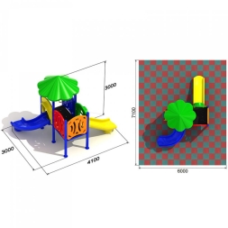 Детская площадка Лимпопо 3.3.3, фото 3