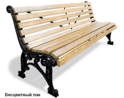 Скамейка уличная Удача, Лиственница 1,8 м , фото 2 Скамейка уличная Удача, Лиственница 1,8 м , фото 2