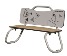 Скамейка детская Romana 057.58.10 из пластика Скамейка детская Romana 057.58.10 из пластика