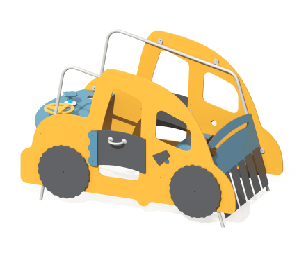 Игровое оборудование Двойная машинка ИО-03 для детской площадки, фото 1