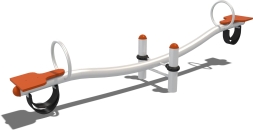 Качели Дуэт Vector КЧ001.00.10 для детских площадок, фото 1 Качели Дуэт Vector КЧ001.00.10 для детских площадок, фото 1