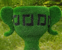 Топиари вазон Греческий мини - газон Eco Топиари вазон Греческий мини - газон Eco