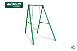 Качели SLP SYSTEMS 1 секция + Пластиковое сиденье для качели "лодочка" белое, фото 1