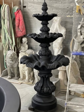 Фонтан трехъярусный классический черный, фото 2